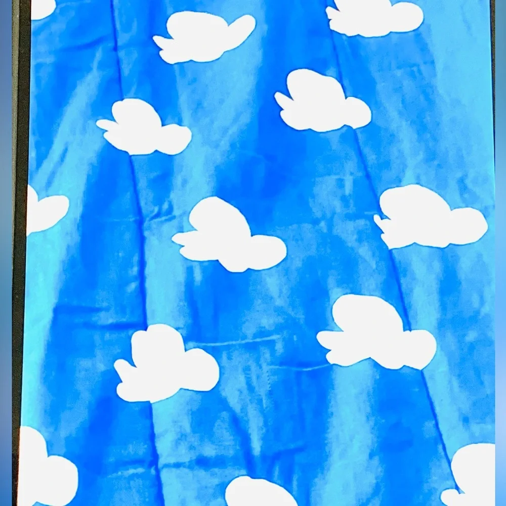 CLOUDS 🍯 Winnie the Pooh ⛅️ EPLVC  Cotton blend  ⛅️ Twin Fitted Sheet